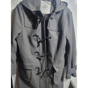 Gray Wool Blend Duffle Coat by Rosso Urban Research Size L